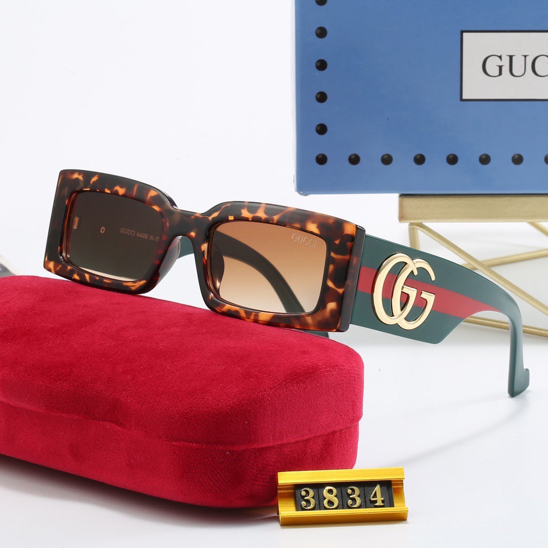 Lunettes de soleil rectangulaires