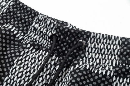 Pantalones cortos de playa a cuadros de moda