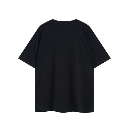Camiseta clásica rosa y negra