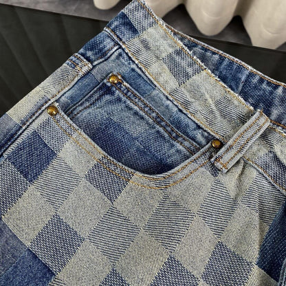 Jeans à carreaux très populaires