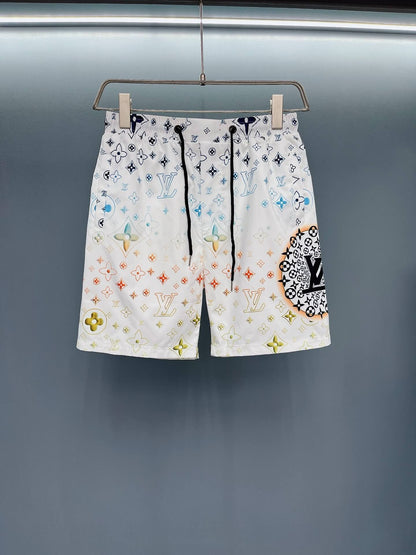 Shorts de playa con estampado completo de moda