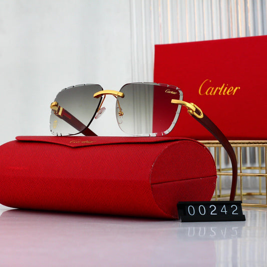 Lunettes de soleil design sans monture
