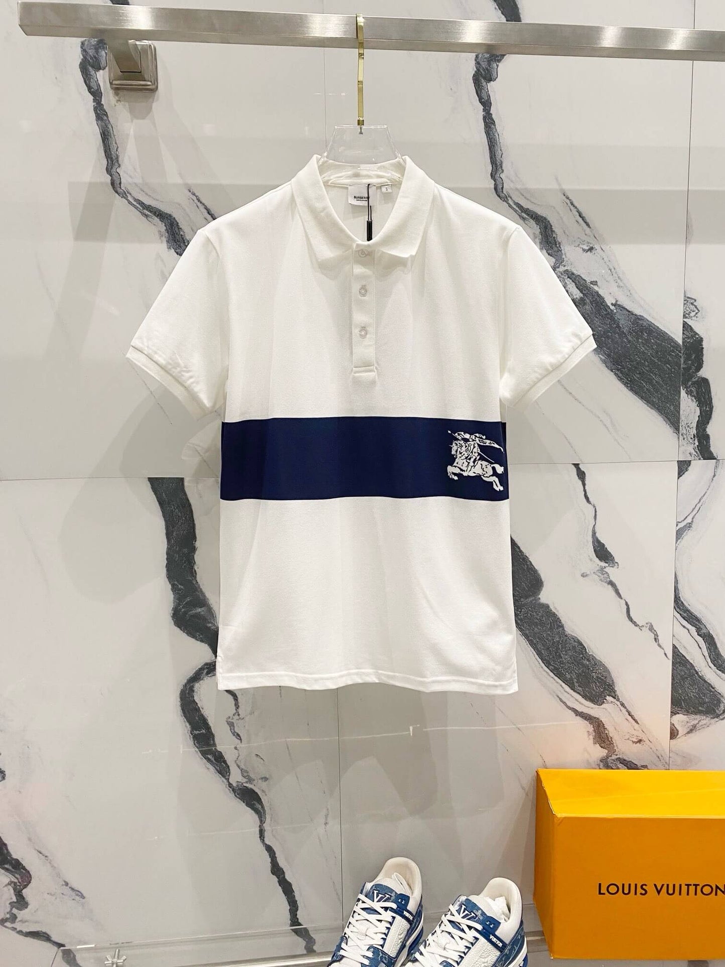 Camiseta polo a rayas