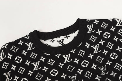 Gradient All-Over Print Sweater