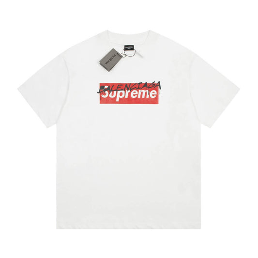 T-shirt imprimé rouge classique