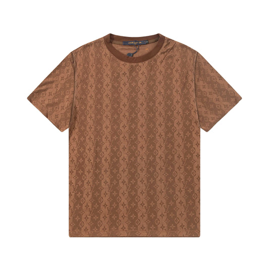 Camiseta clásica de jacquard con estampado completo