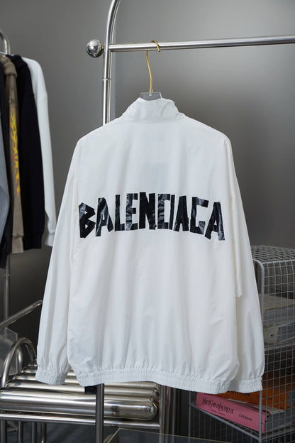Black Lette Shell Jacket