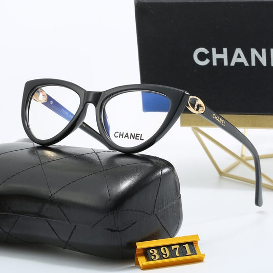 Gafas retro de montura completa con diseño de ojo de gato