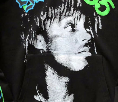 Sweat à capuche noir Classic Street