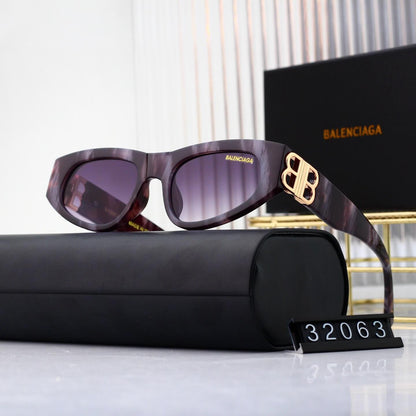 Gafas de sol cuadradas elegantes con diseño de ojo de gato