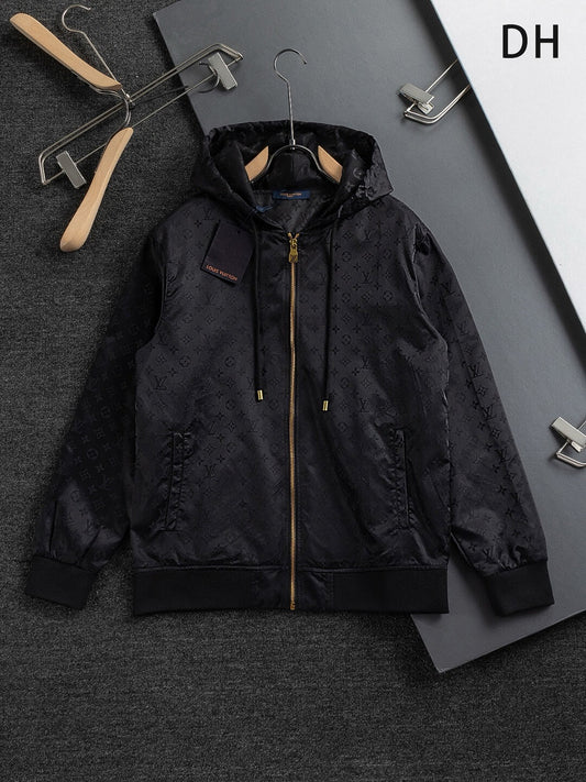 Full Print Jacquard Jacket