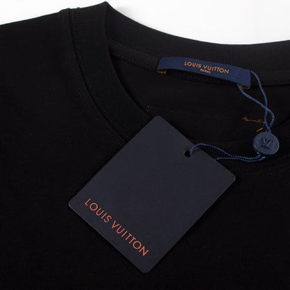 Chenille Patchwork Embroidered T-shirt