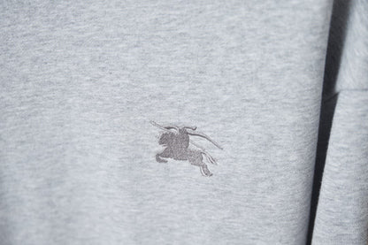 Plaid Ribbon Embroidered War Horse Sweatshirt