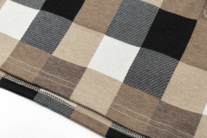 Polo à motif treillis