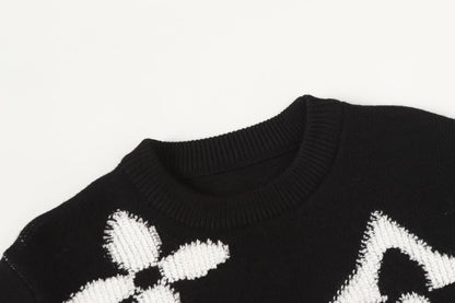 Classic Jacquard Knit Sweater