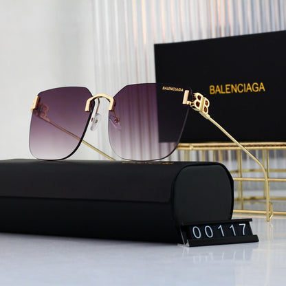 Gafas de sol de metal sin marco