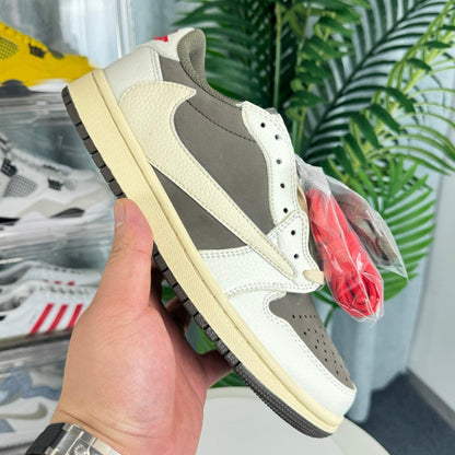 Grey and White Color - Block Sports Shoes