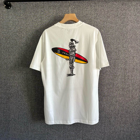 Camiseta con estampado de tabla de surf Big Rider