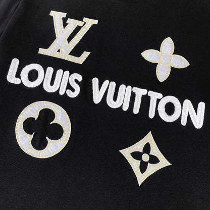 T-shirt classique avec patch monogramme
