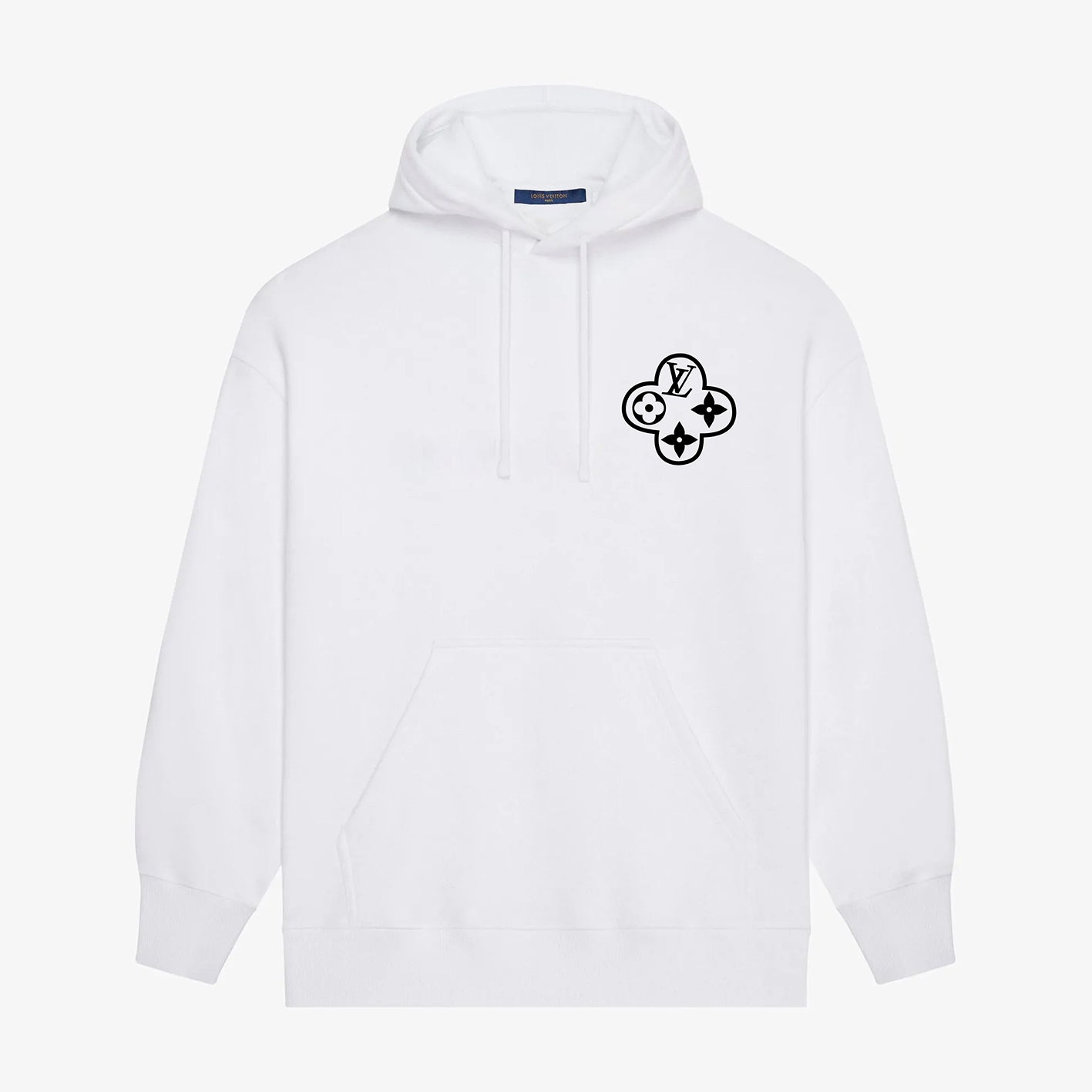 Sudadera con capucha y estampado de cadenas