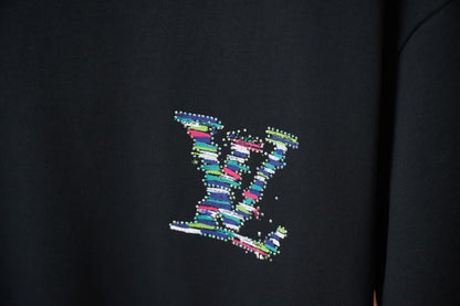 Letter Rainbow Rhinestone T-Shirt