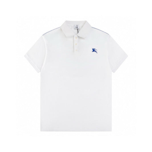 Polo con bordado de caballo de guerra en el pecho