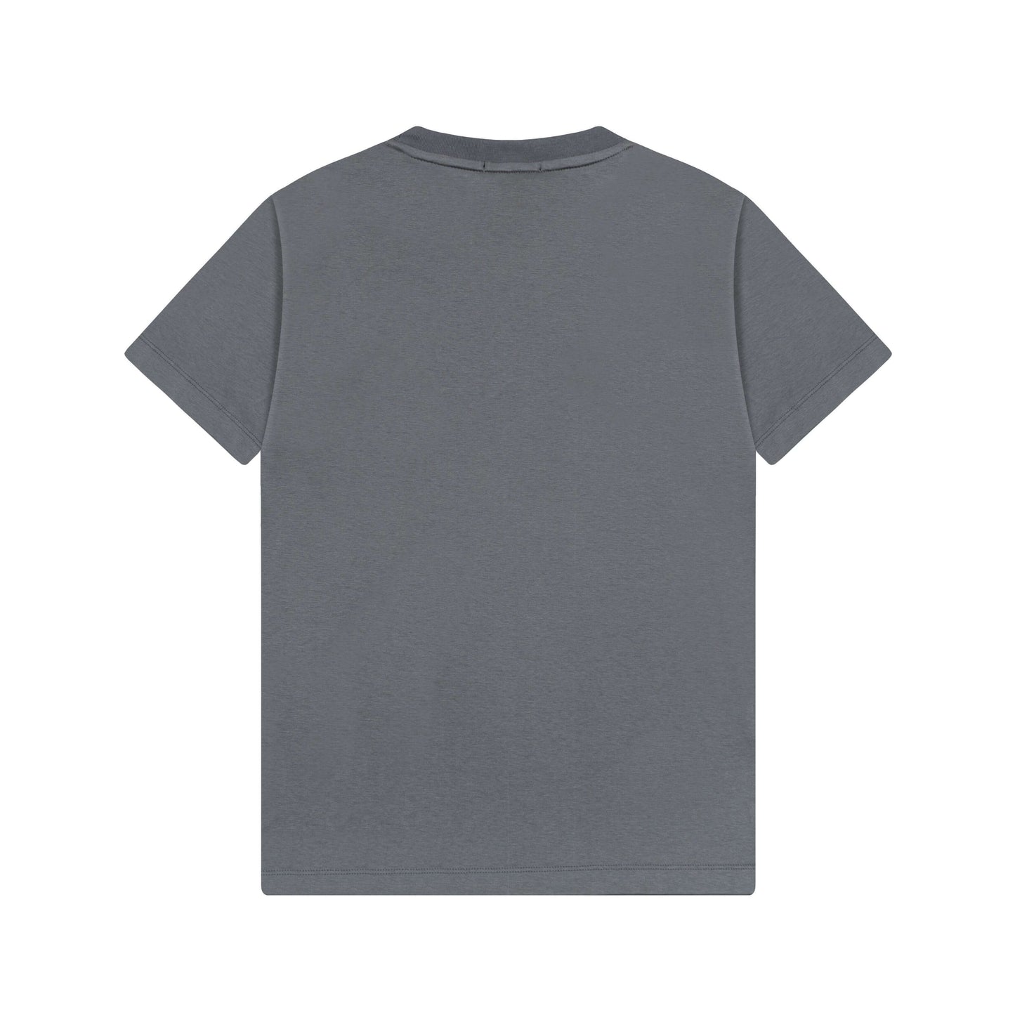 Camiseta azul bordada