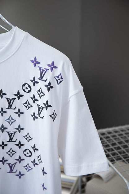 Camiseta con estampado degradado para presbicia