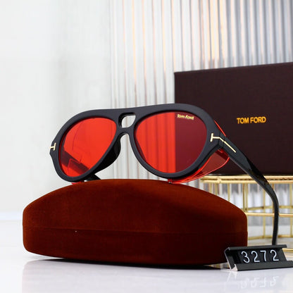 Lunettes de soleil personnalisées à monture creuse surdimensionnée