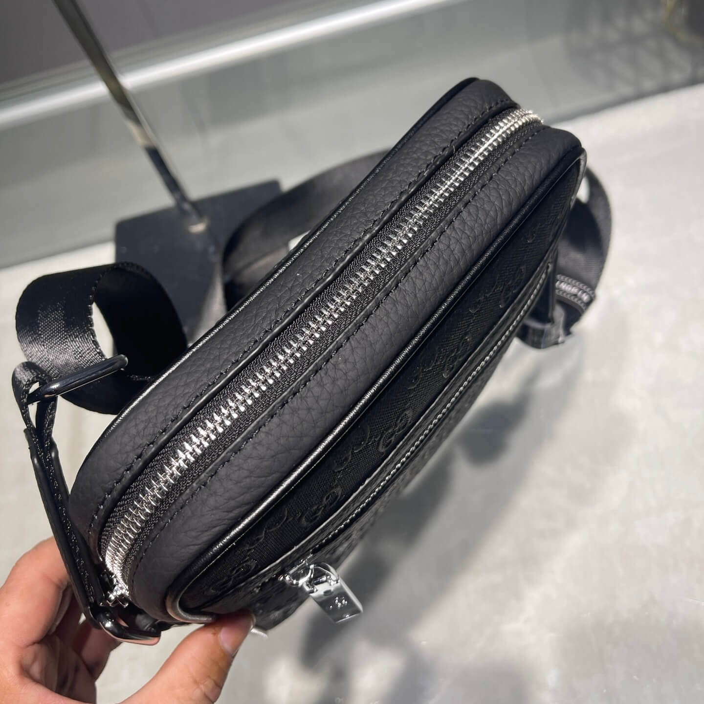 Bolso de hombro informal de negocios con estampado 3D por todas partes
