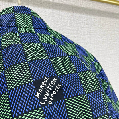 Chemise à manches courtes à imprimé intégral