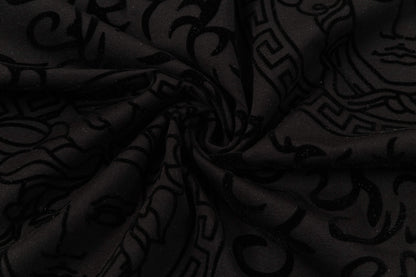 Camiseta jacquard con estampado facial completo