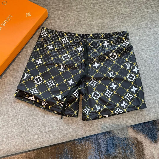 Bañador negro con estampado integral