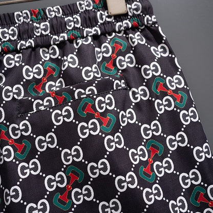Shorts de playa con estampado completo