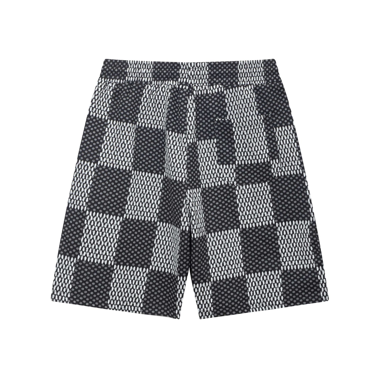 Pantalones cortos de playa a cuadros de moda