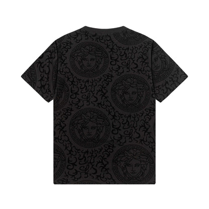 Camiseta jacquard con estampado facial completo