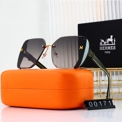 Gafas de sol clásicas con bloques de color