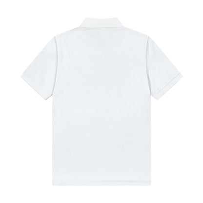 Polo de rayas rojas y verdes