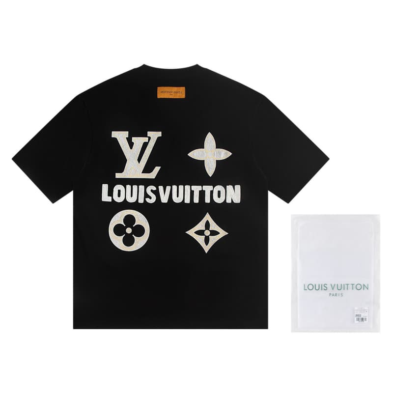 Chenille Patchwork Embroidered T-shirt