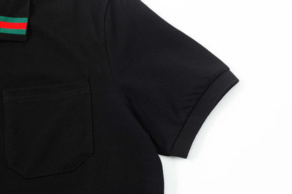 Camisa polo de rayas anudadas