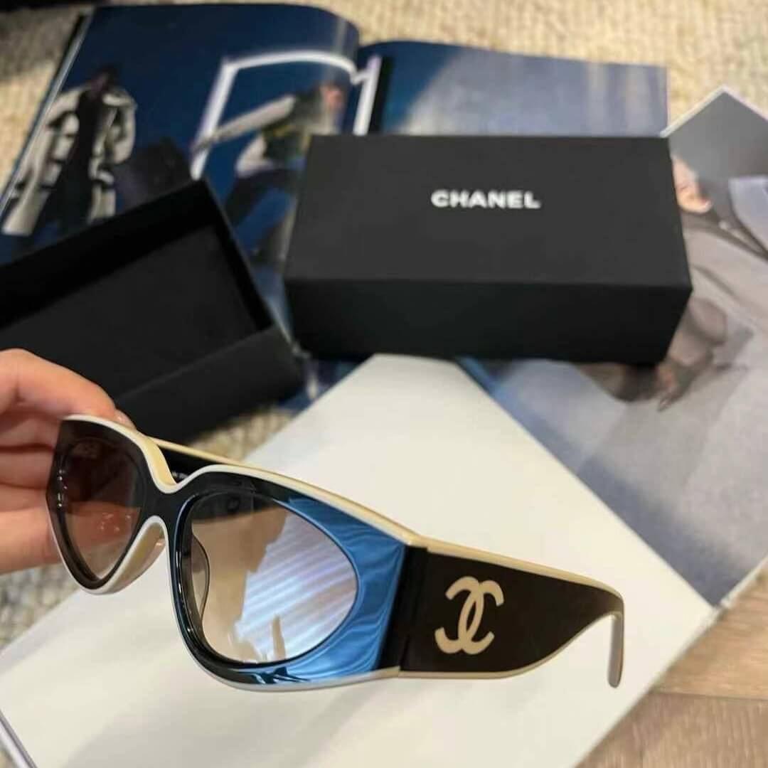 Gafas de sol populares de ojo de gato con montura ancha