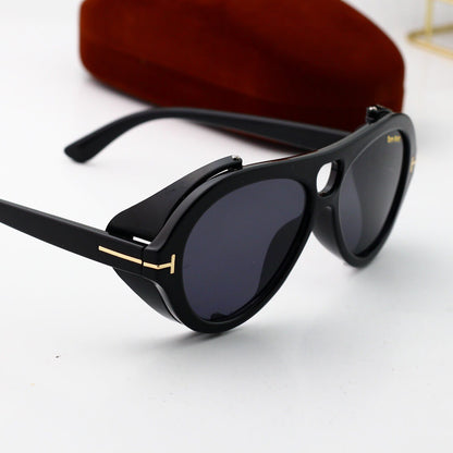 Lunettes de soleil personnalisées à monture creuse surdimensionnée