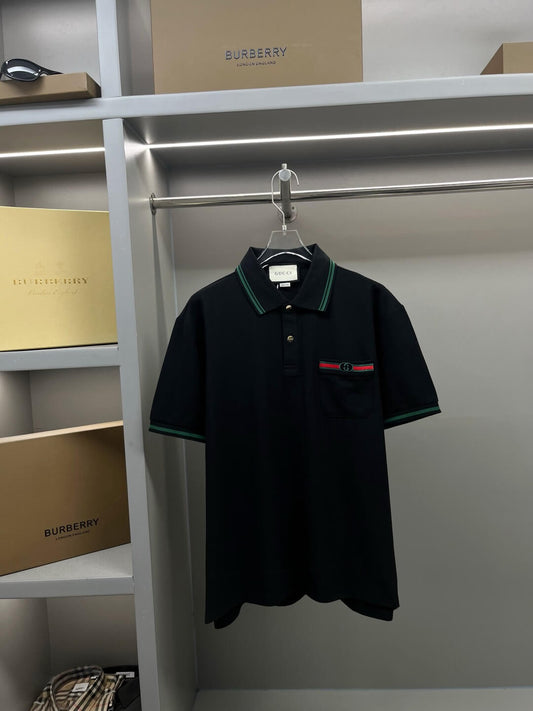 Nueva camisa polo con bolsillo bordado
