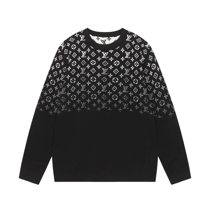 Gradient All-Over Print Sweater