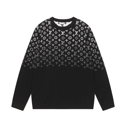 Gradient All-Over Print Sweater