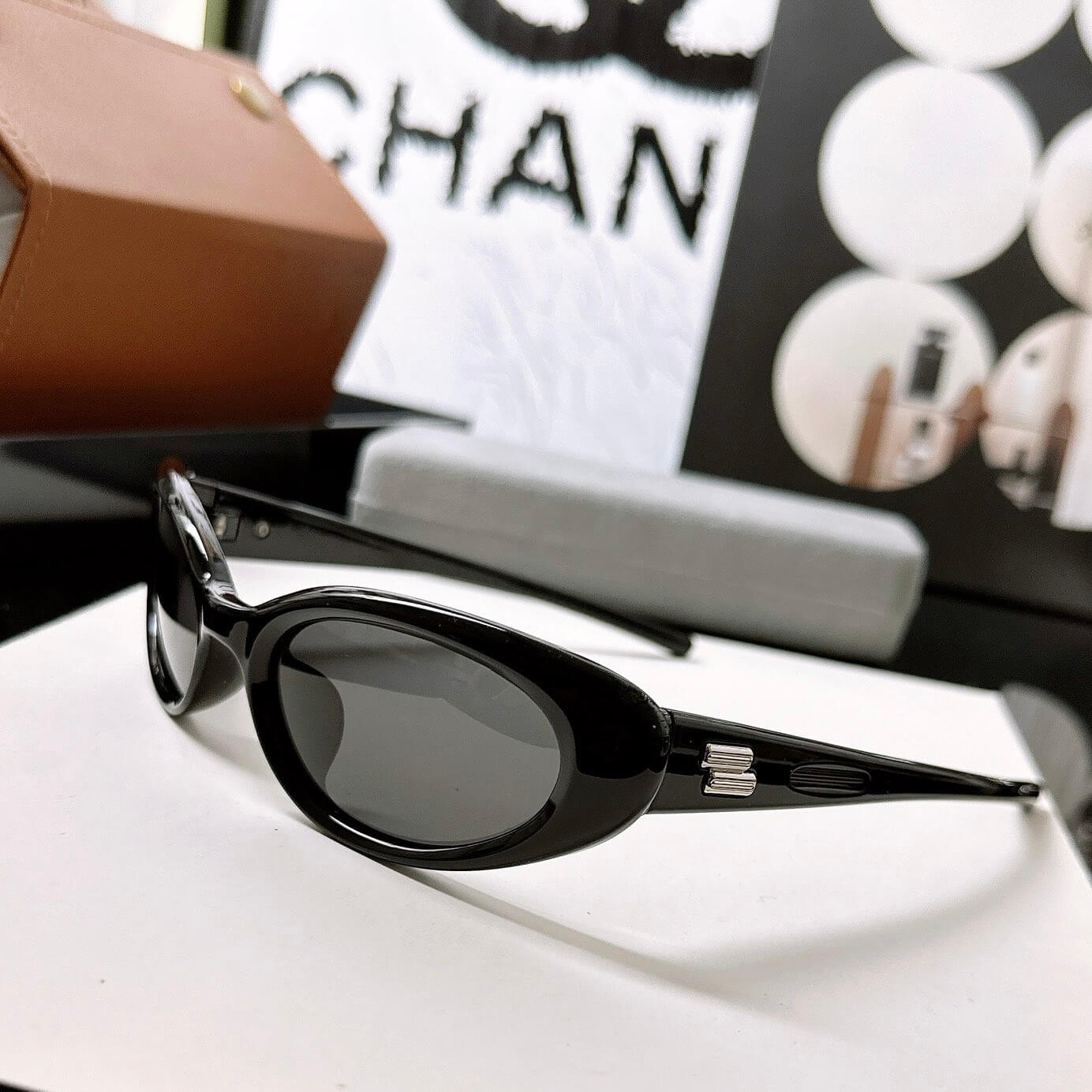 Gafas de sol estilo ojo de gato de estilo retro moderno