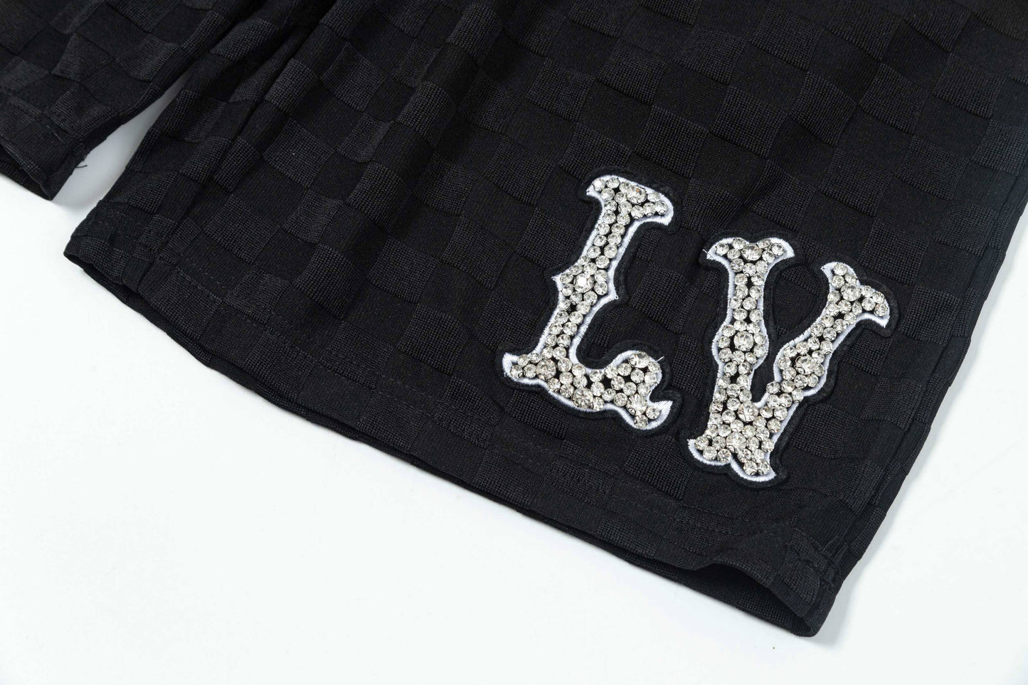 Pantalones cortos con letras Hot Diamond