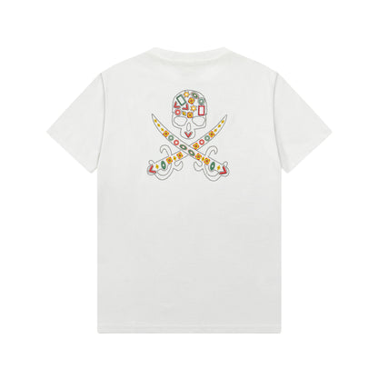 Camiseta con estampado de calavera