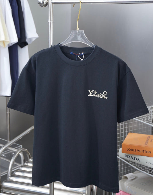 T-shirt avec lettres floquées et strass