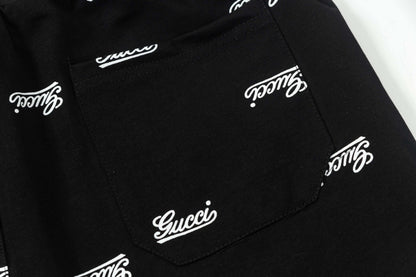Pantalones cortos con estampado de letras